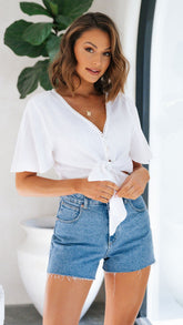 Sway Top - White