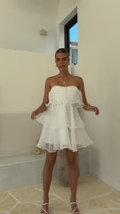 Monet Mini Dress - White
