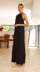 Melinda High Waist Pants - Black