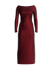 SoSleek™ Long-Sleeve Low-Back Maxi Dress