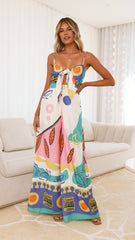 Teresa Jumpsuit - Blue/Pink