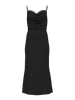 Satin Sparkle Draped Maxi Slip