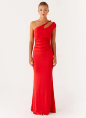 Lopez Maxi Dress - Tangerine
