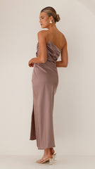 Nyla Maxi Dress - Mushroom