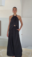 Melinda Halter Top - Black