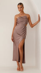 Nyla Maxi Dress - Mushroom