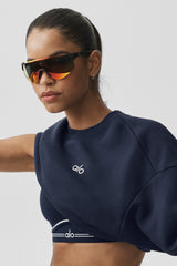 Accolade Crew Neck Pullover - Navy