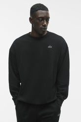 Accolade Crew Neck Pullover - Black