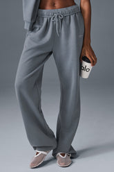 Accolade Straight Leg Sweatpant - Steel Grey