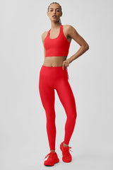 Airlift High-Waist Sleek Legging - Bright Red