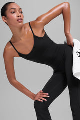 Airbrush Bootcut One And Done Onesie - Black
