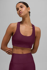 Airlift Advantage Racerback Bra - Burgundy