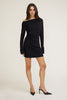 Off Shoulder Crepe Mini Dress