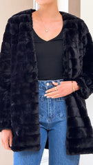 Tully Longline Jacket - Black