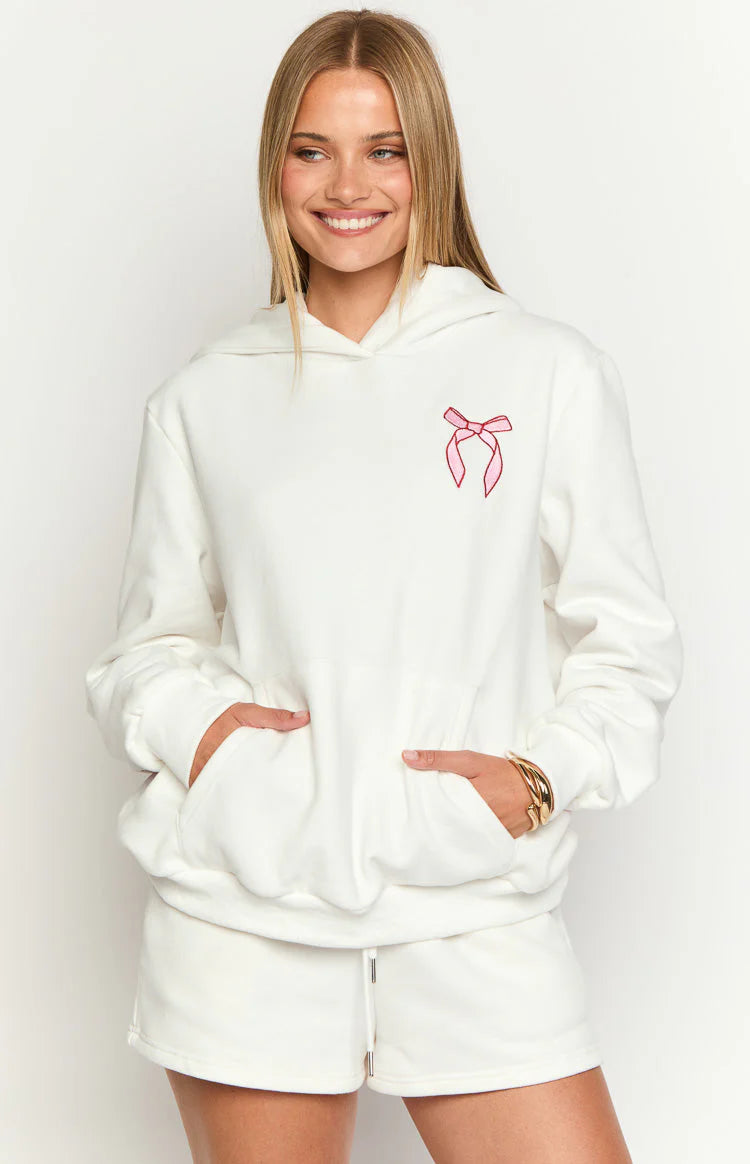 Beginning White Sweetie Hoodie