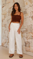 Maliena Pants - White