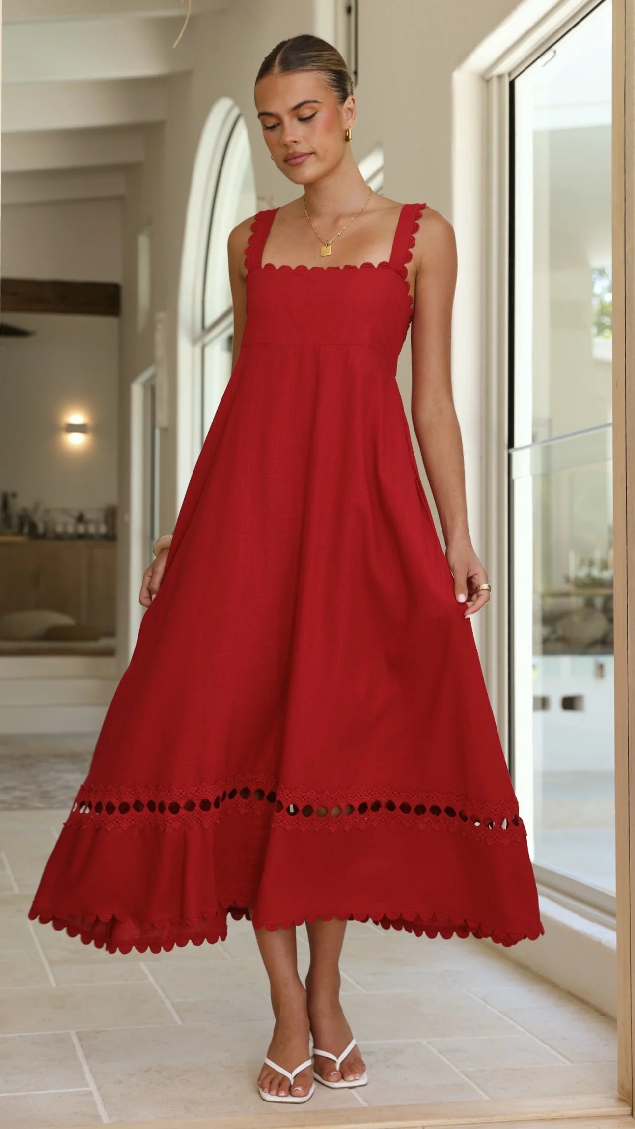 Libbie Maxi Dress - Red