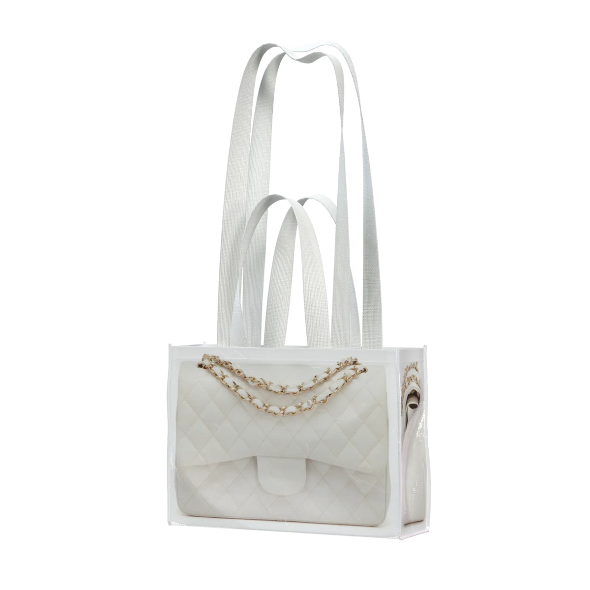 GroceryBags Creative imitation platinum bag printed woven bag cobalt white small fitness leisure bag