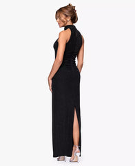 XSCAPE Women's Halter Neck Gown