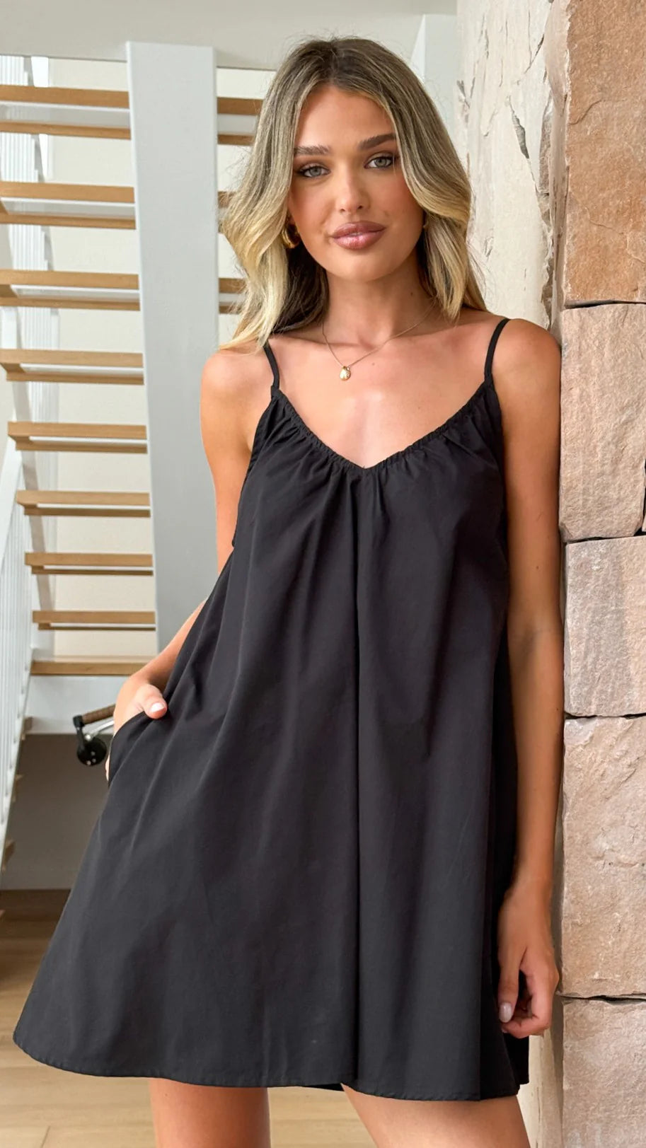 Rainie Mini Dress - Black