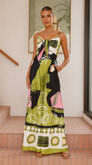 Teresa Jumpsuit - Green/Pink