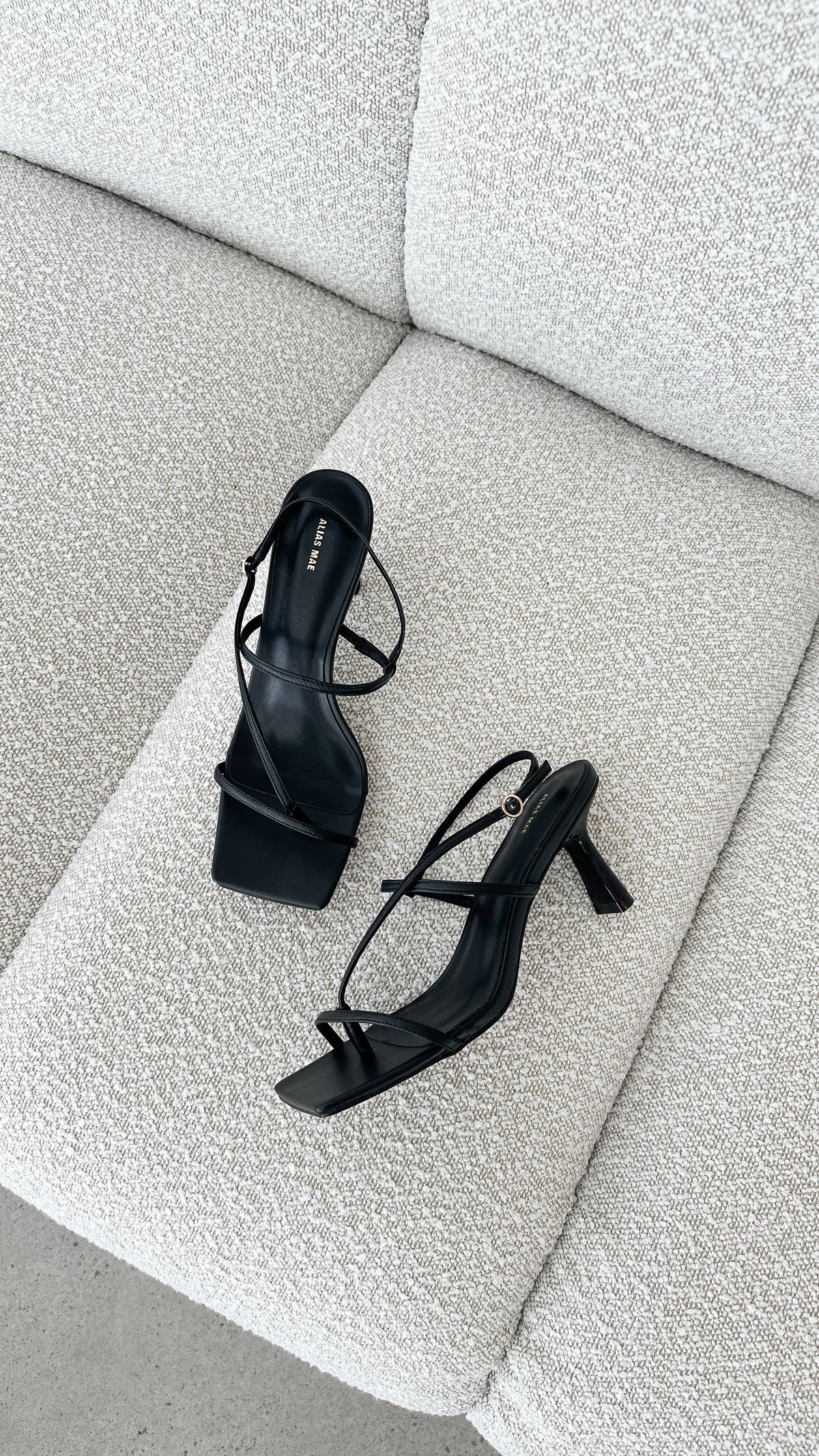 Scout Heel - Black Leather