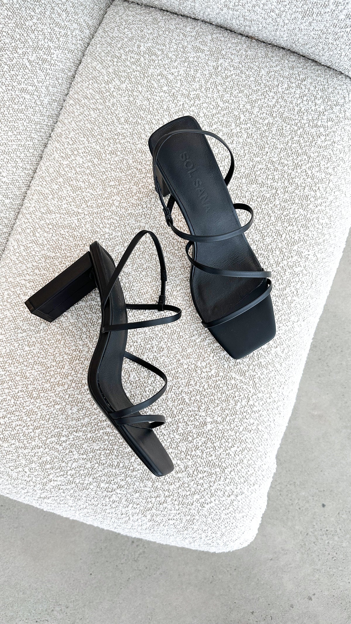 Sol Sana Geanie Heel - Black