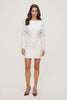 Dolman Mini Dress-White