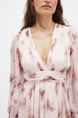 Marked Waist Mini Dress