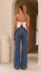Tory Strapless Top - White