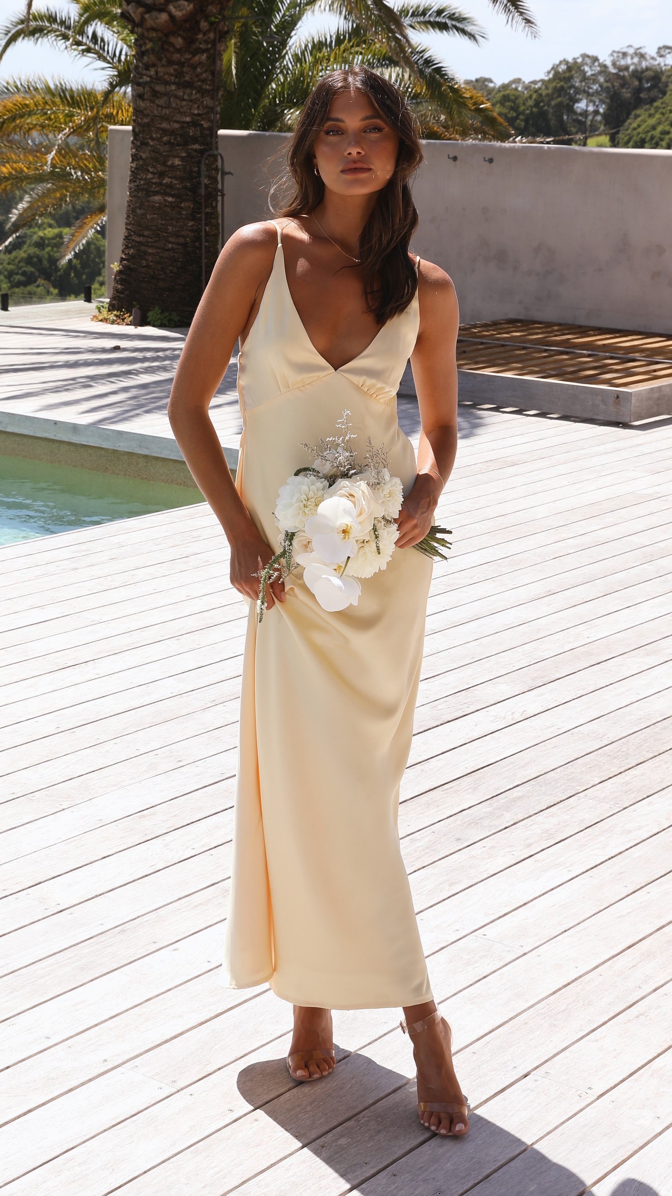 Ziah Maxi Dress - Yellow