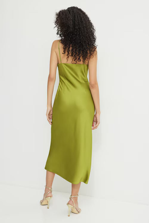 Aimee Satin Maxi Dress