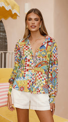 Fleetwood Blouse - Phaedra Print