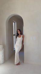 Zahara Maxi Dress- Cream