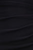 Ruched Off Shoulder Crepe Mini Dress