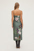 Aimee V Neck Maxi Dress-Dark Flowers