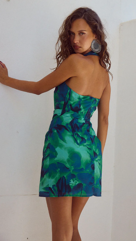 Sammy Mini Dress - Calista Green