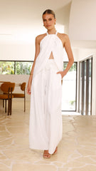 Melinda Halter Top - White
