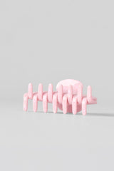 90's Claw Clip - Pink Marshmallow Shell