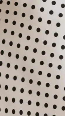 Daphne Maxi Dress - Cream Polka