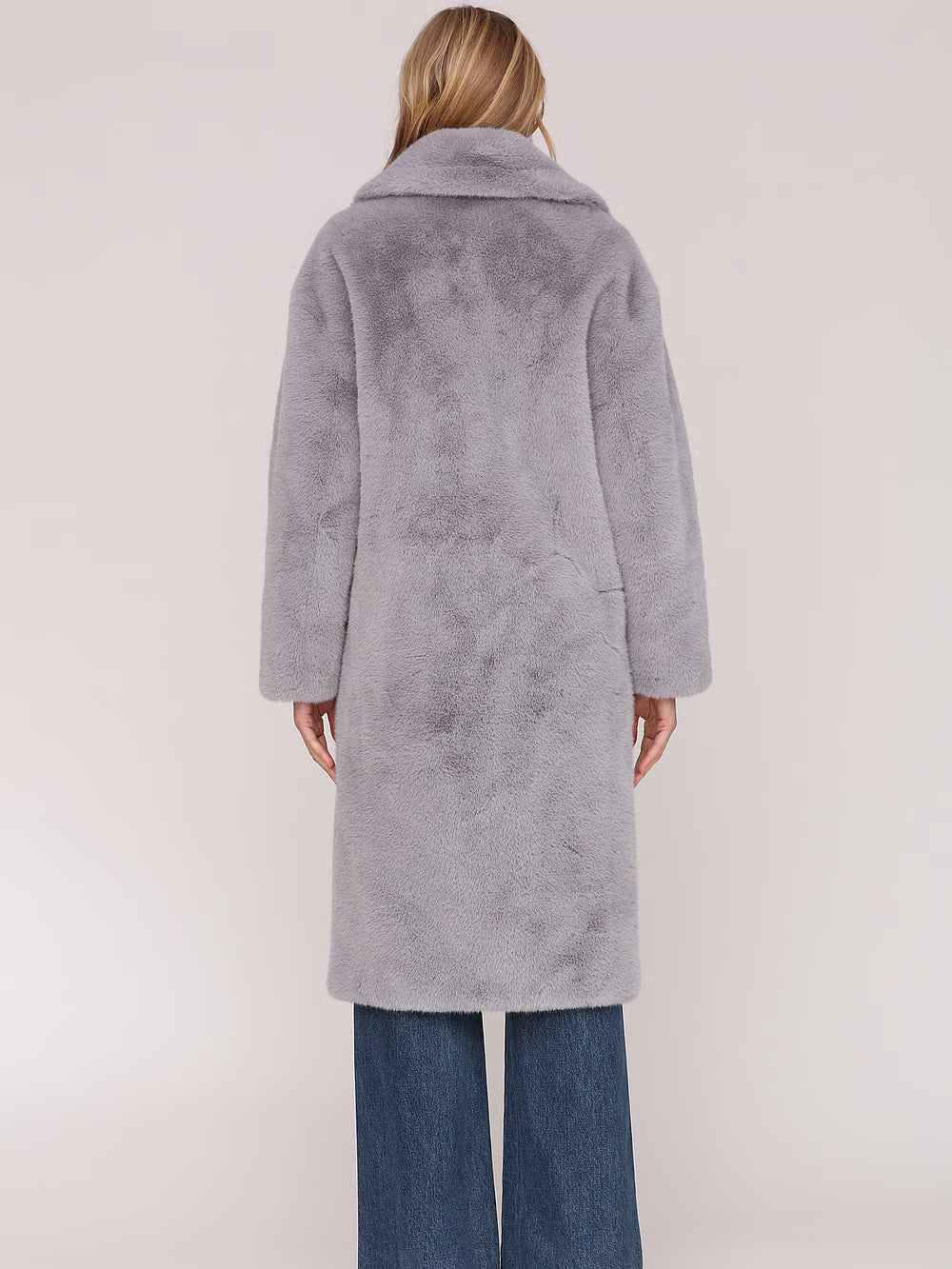 Long Faux-Fur Coat