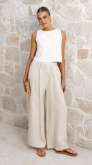 Oceana Pants - Natural