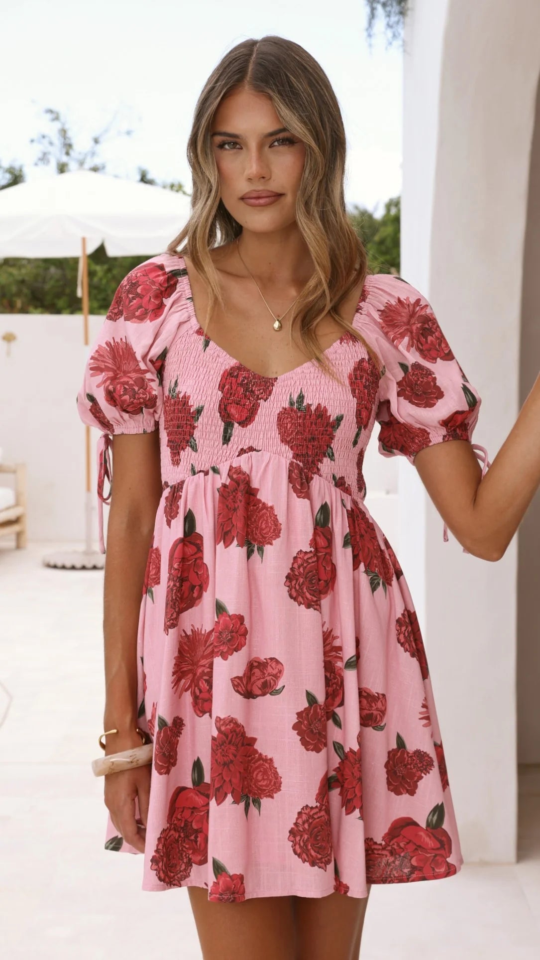 Tammy Mini Dress - Dahlia Rouge