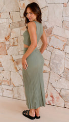 Senya Maxi Skirt - Olive