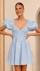Sahirah Mini Dress - Blue