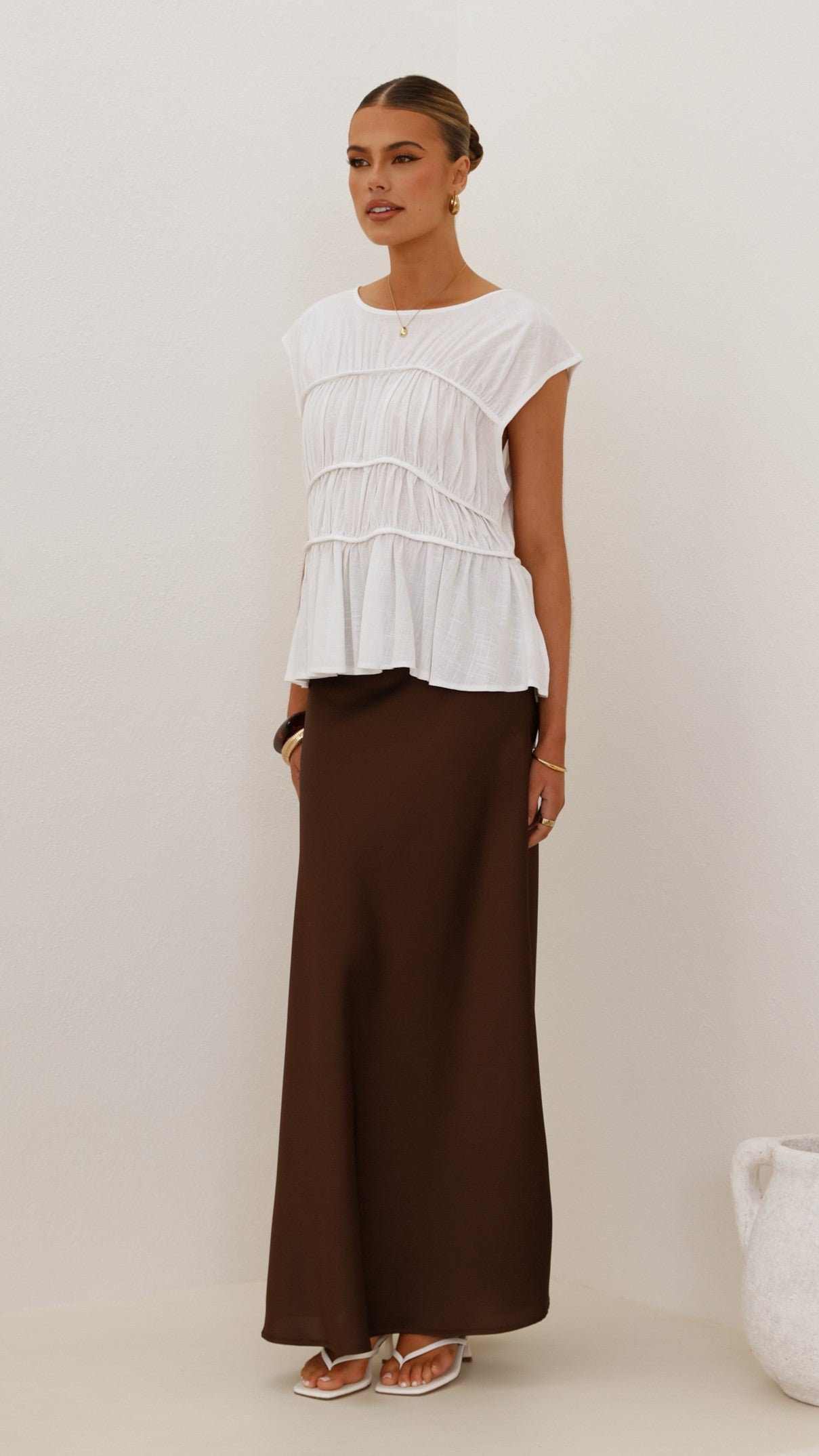 Evelyn Top - White