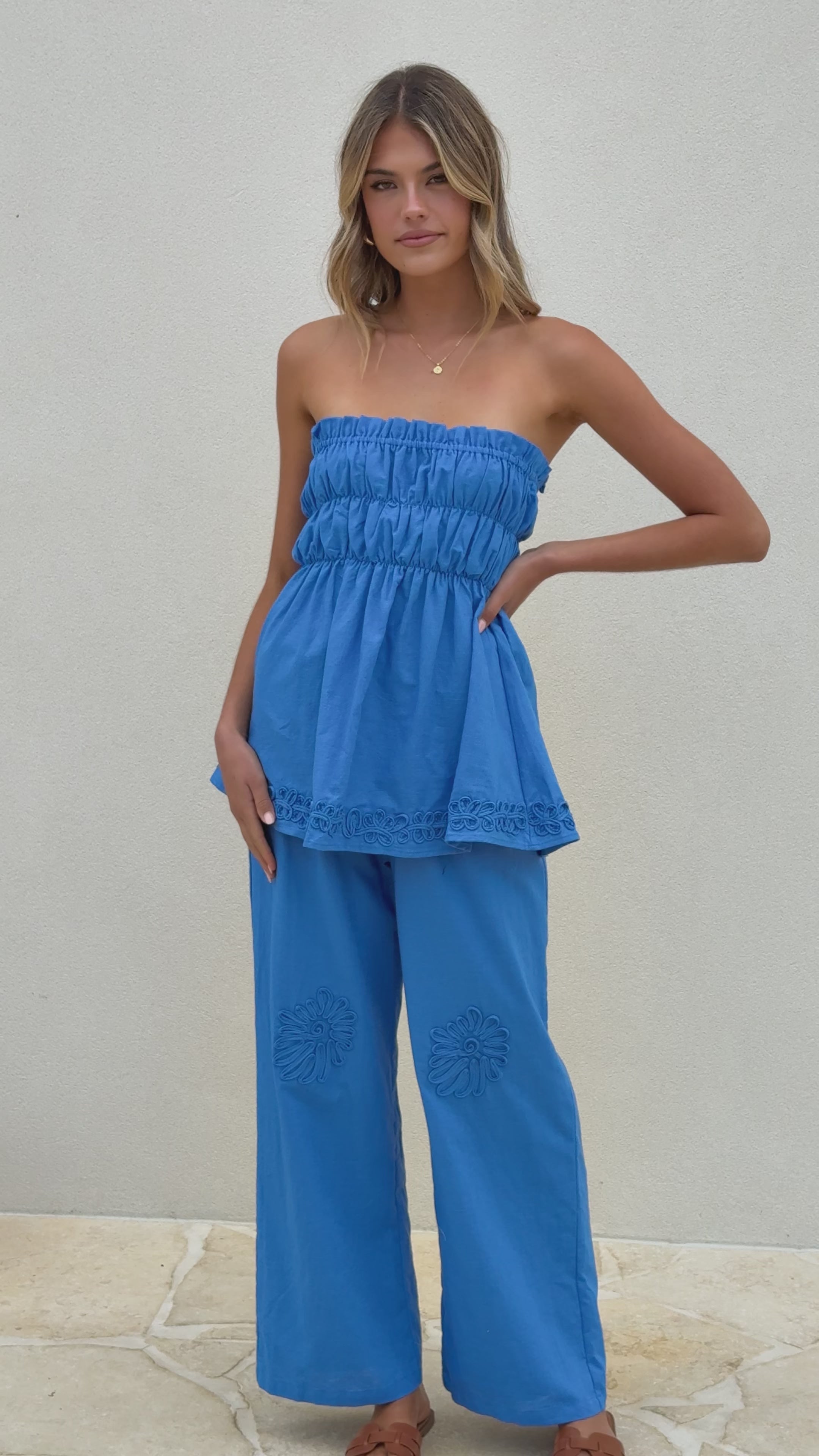 Ines Pants - Marine