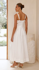 Harleigh Midi Dress - White