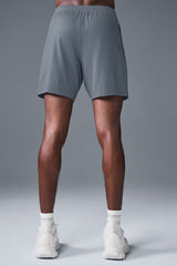 7" Conquer React Performance Short - Steel Grey