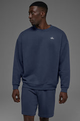 Accolade Crew Neck Pullover - Navy